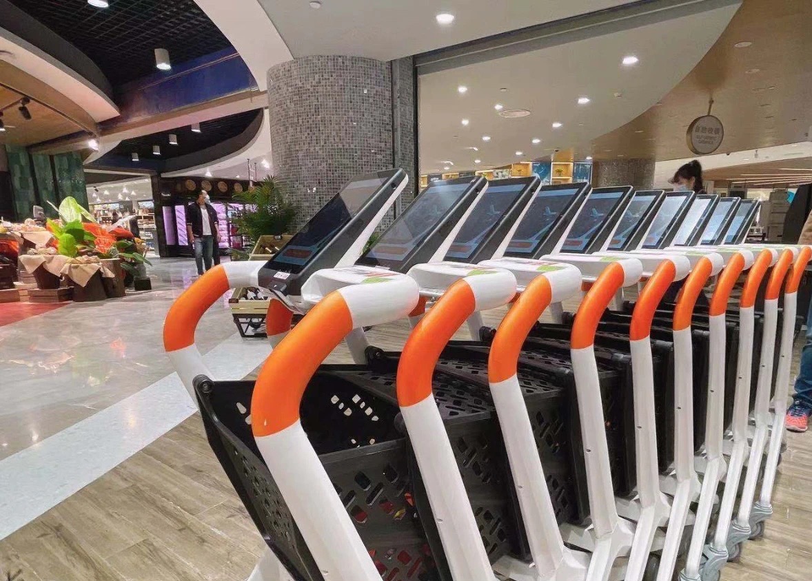 smart shopping cart technology news Superhii smart shopping cart